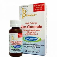 Bprotected Siro Bổ Sung Kẽm Và Vitamin C Cho Trẻ Em Zinc Gluconate 30ml