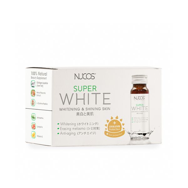 Nucos Nước Collagen Trắng Da Giảm Nám Super White 50ml