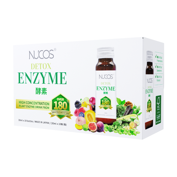 Nucos Nước Uống Detox Thải Độc Kiểm Soát Cân Nặng Enzyme 10 Chai