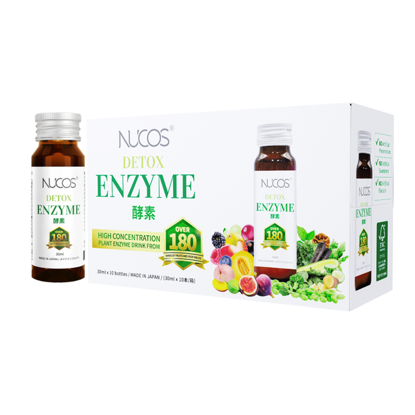 Nucos Nước Uống Detox Thải Độc Kiểm Soát Cân Nặng Enzyme 10 Chai