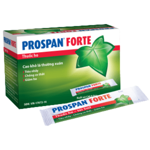 Prospan Siro Ho Thảo Dược Hỗ Trợ Hô Hấp Dạng Gói Forte 5ml