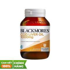 Blackmores Viên Uống Dầu Gan Cá Tuyết 1000mg Cod Liver Oil 125 Viên