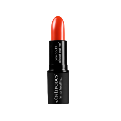 Antipodes Son Môi Thiên Nhiên Màu #6 Đỏ Cam Lipstick West Coast Sunset 336 4g