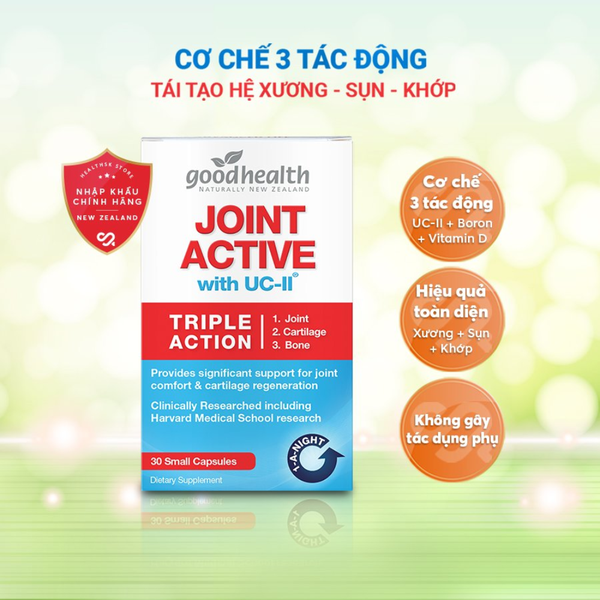 Goodhealth Viên Uống Hỗ Trợ Sụn Khớp Joint Active 30 Viên