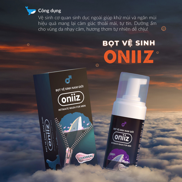 Oniiz Bọt Vệ Sinh Nam Giới 100ml