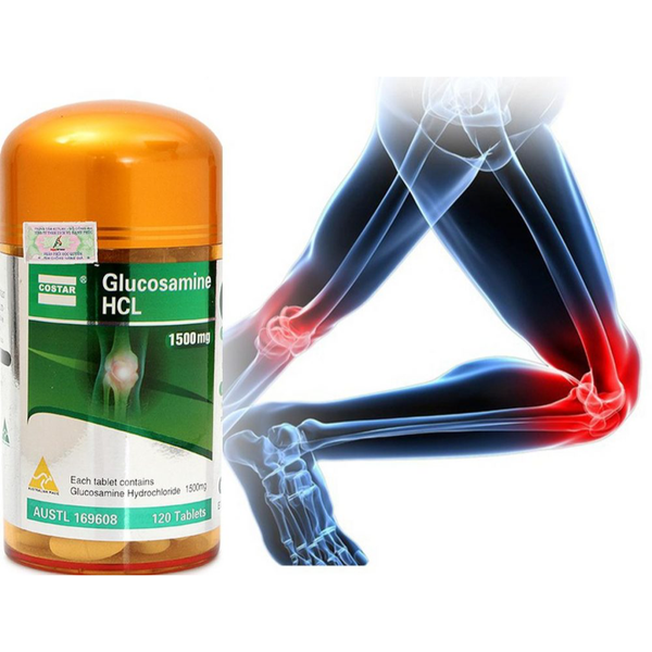 [HSD 30/06/2025] Costar Viên Uống Bổ Xương Khớp Glucosamine HCL 1500mg 120 Viên