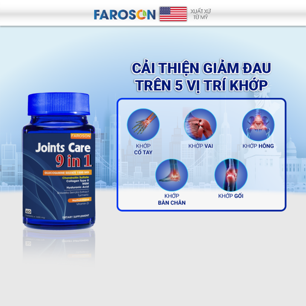 Faroson Viên Uống Bổ Khớp Joints Care 9 In 1