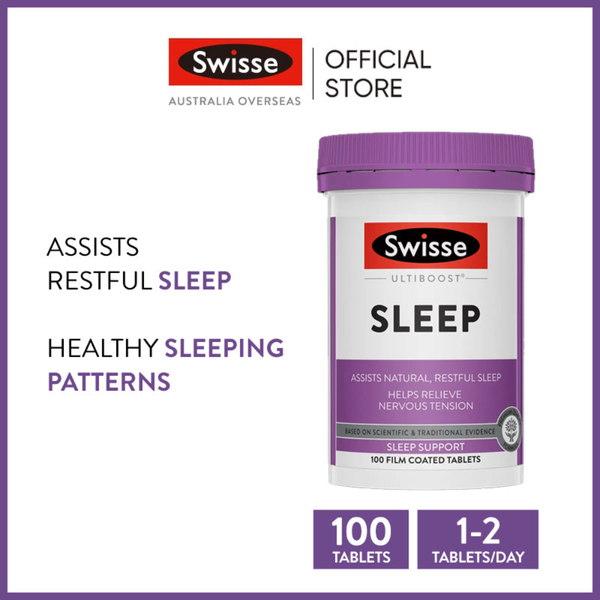 Swisse Viên Uống Hỗ Trợ Cải Thiện Giấc Ngủ Ultiboost Sleep 100 Viên