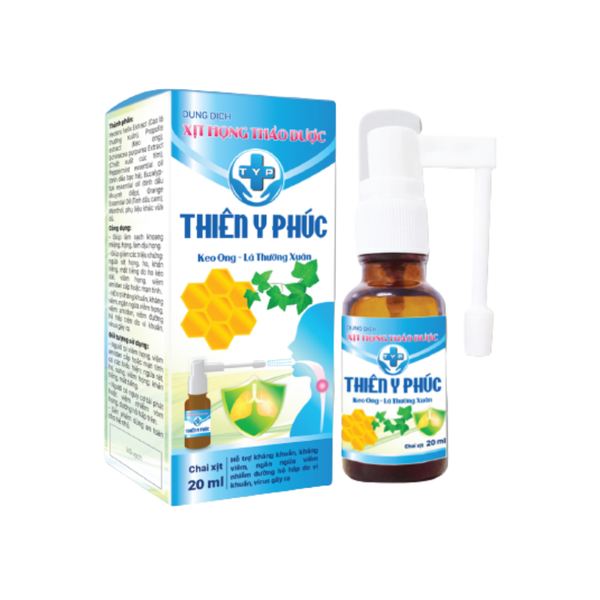 Thiên Y Phúc Dung Dịch Xịt Họng Thảo Dược Hỗ Trợ Giảm Ho 20ml