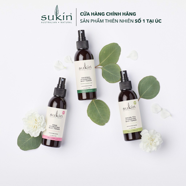 Sukin Nước Cân Bằng Dạng Phun Sương Original Hydrating Mist Toner 125ml