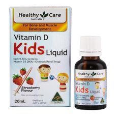 Healthy Care Vitamin D Dạng Nước Cho Trẻ Kids Liquid 20ml
