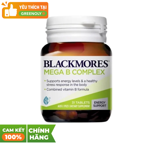 Blackmores Viên Uống Bổ Sung Vitamin B Tổng Hợp Mega B Complex