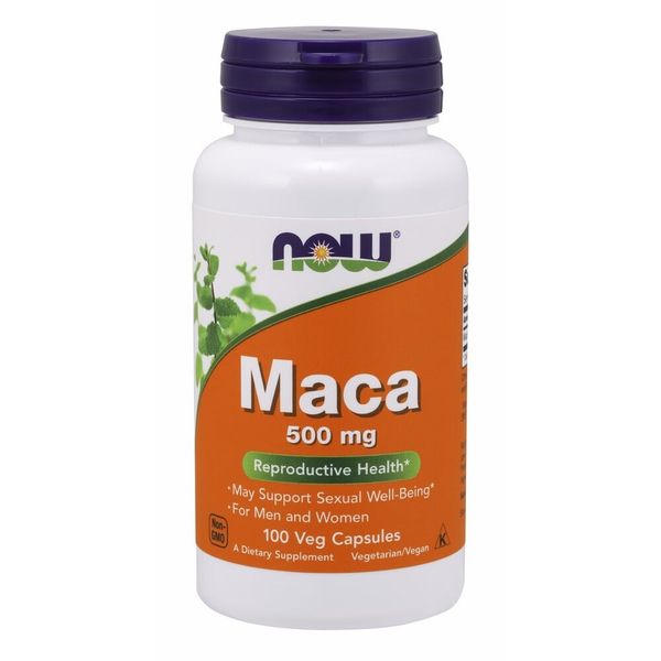 Now Foods Viên Uống Tăng Cường Sinh Lý Nam Nữ Maca 500mg 100 Viên