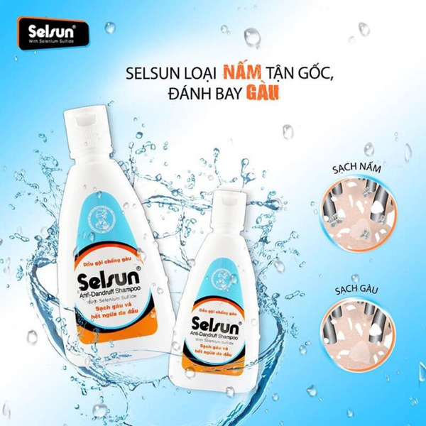 Selsun Dầu Gội Hỗ Trợ Cải Thiện Gàu 1.8% 100ml