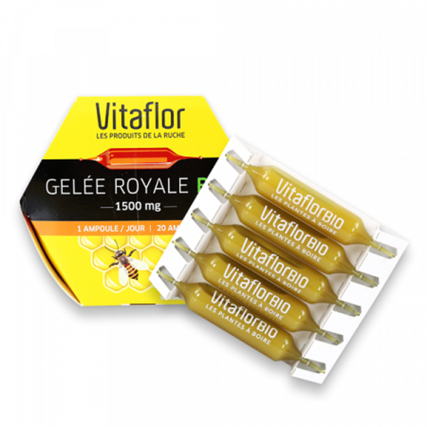 Vitaflor Sữa Ong Chúa Gelee Royale Bio 1500mg 20 Ống