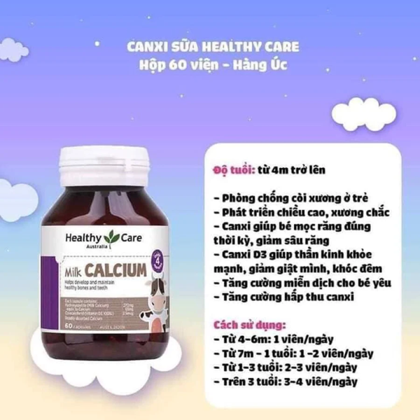 Combo Healthy Care Dầu Cá, Canxi Cho Bé, Kem Dưỡng Ẩm