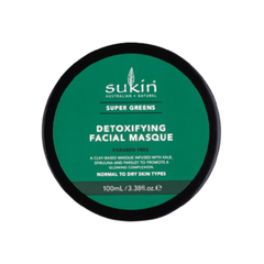 Sukin Mặt Nạ Đất Sét Thải Độc Và Làm Sáng Da Super Greens Detoxifying Facial Masque 100ml