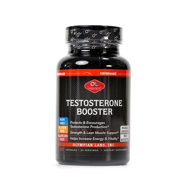 Olympian Labs Viên Uống Hỗ Trợ Cân Bằng Và Tăng Cường Sinh Lý Nam Testosterone Booster 60 Viên