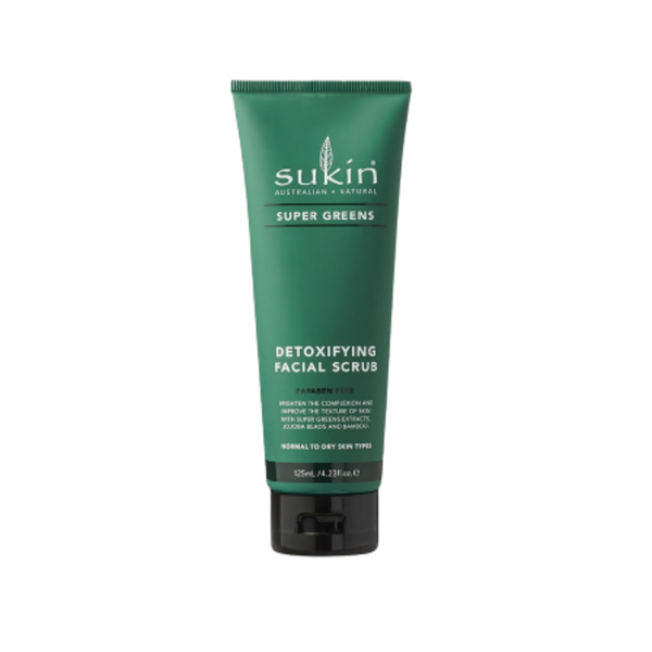 Sukin Kem Làm Sạch Tế Bào Chết Sáng Da Super Greens Detoxifying Facial Scrub 125ml