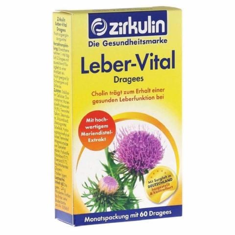 Zirkulin Thuốc Bổ Gan Leber Vital 60 Viên