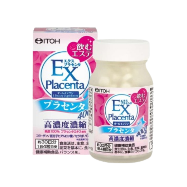 Itoh Viên Uống Đẹp Da Chiết Xuất Từ Nhau Thai Heo EX Placenta 120 viên