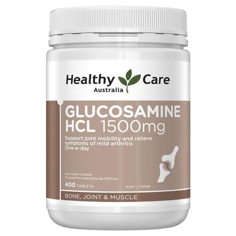 Healthy Care Viên Uống Cải Thiện Xương Khớp Glucosamine HCL 1500mg 400 Viên