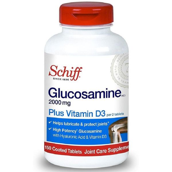 Schiff Viên Xương Khớp Bổ Sung Glucosamine Plus Vitamin D3 2000mg 150 Viên