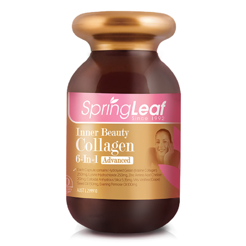 SpringLeaf Viên Uống Collagen 6 Trong 1 Inner Beauty Plus 90 Viên