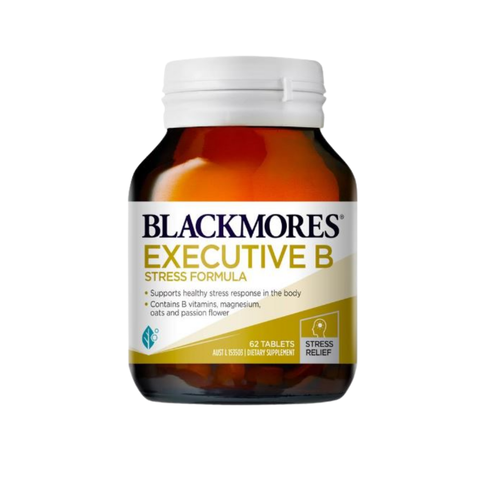 Blackmores Viên Uống Bổ Sung Vitamin B Giảm Stress Executive B Stress Formula 62 viên