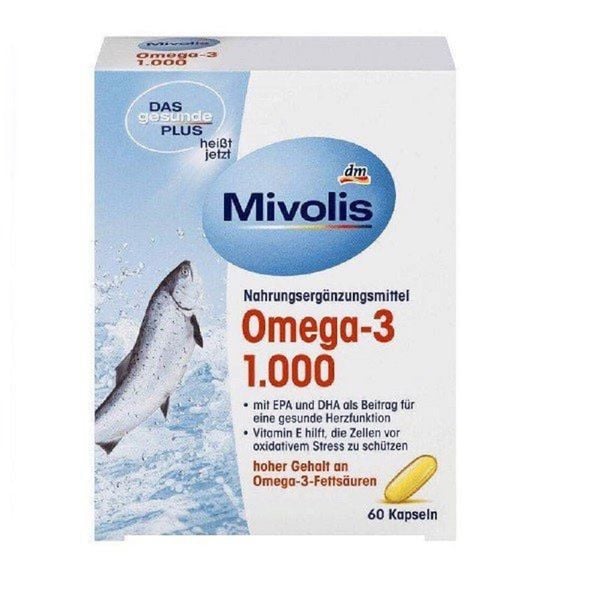 Mivolis Viên Nang Dầu Cá Omega 3 1000 60 Viên