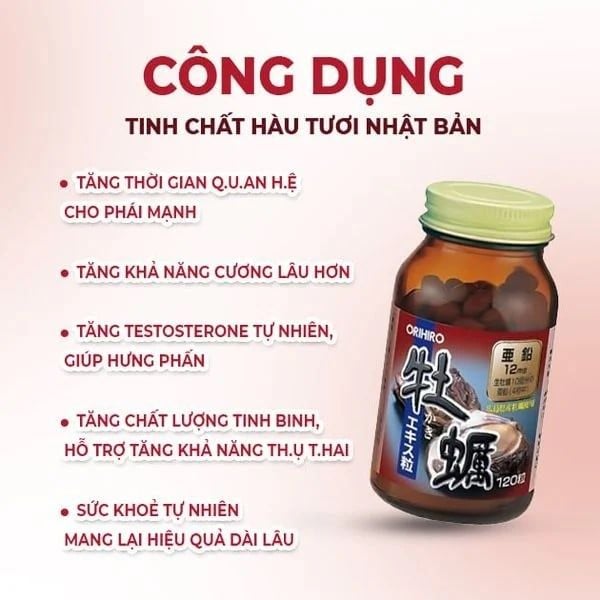 Tinh Chất Hàu Tươi Orihiro Nhật Bản