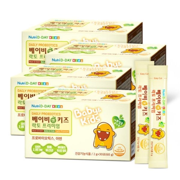 Nutri D-Day Men Vi Sinh Trẻ Em Baby&Kids Lactor Premium 60g