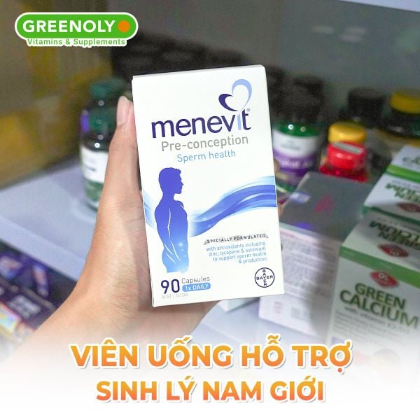 Viên Uống Menevit Cho Nam Giới Của Úc, 90 Viên