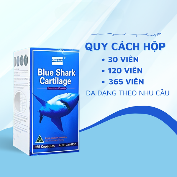 Costar Sụn Cá Mập Blue Shark Cartilage 750mg 30 Viên