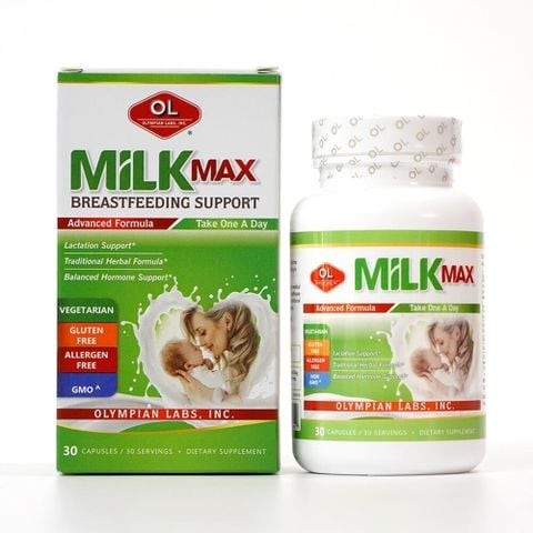 Olympian Labs Viên Uống Lợi Sữa Milk Max Breastfeeding Support 30 Viên