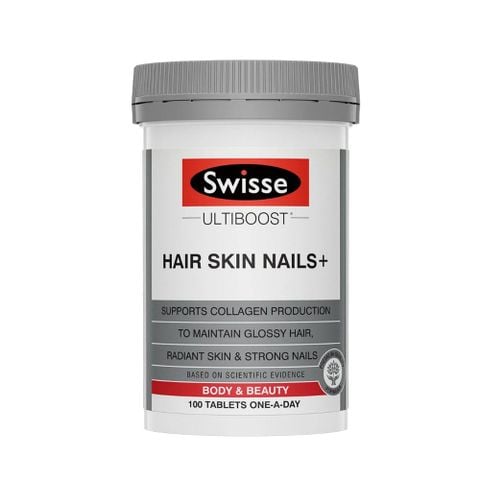 Swisse Viên Uống Bổ Sung Collagen Cải Thiện Tóc, Da Và Móng Hair/Skin/Nails Ultiboost 100 Viên