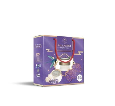 Sallanest Nước Yến Chưng Hạt Chia 30% Tổ Yến 6 Hũ x 70ml (1 Hũ)