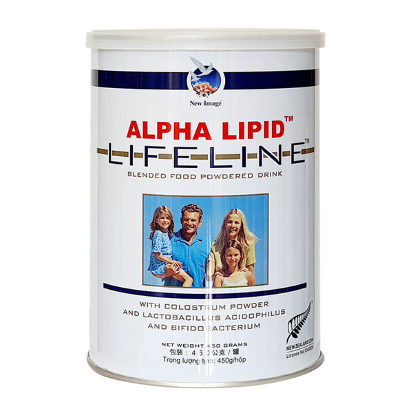 New Image Sữa Non Tăng Sức Khỏe Toàn Diện Alpha Lipid Lifeline 450g - Hàng Nhập Khẩu