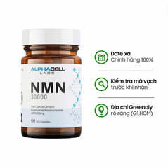 Alphacell Labs Viên Uống Bổ Sung NMN Nguyên Chất 30000mg