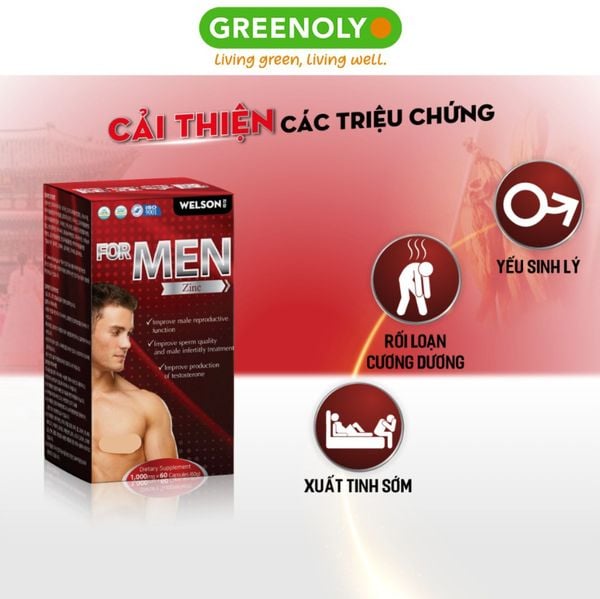 Welson For Men Hỗ Trợ Sinh Lý Nam Từ Hàn Quốc