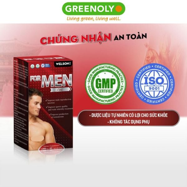 Welson For Men Hỗ Trợ Sinh Lý Nam Từ Hàn Quốc