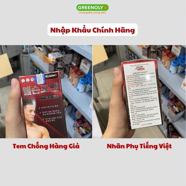 Welson For Men Hỗ Trợ Sinh Lý Nam Từ Hàn Quốc