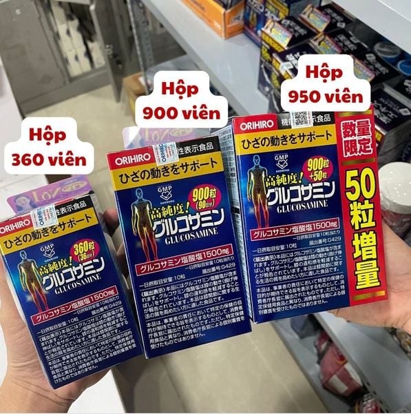 Hỗ Trợ Xương Khớp, Bổ Sung Glucosamine 1500mg - Orihiro Nhật Bản