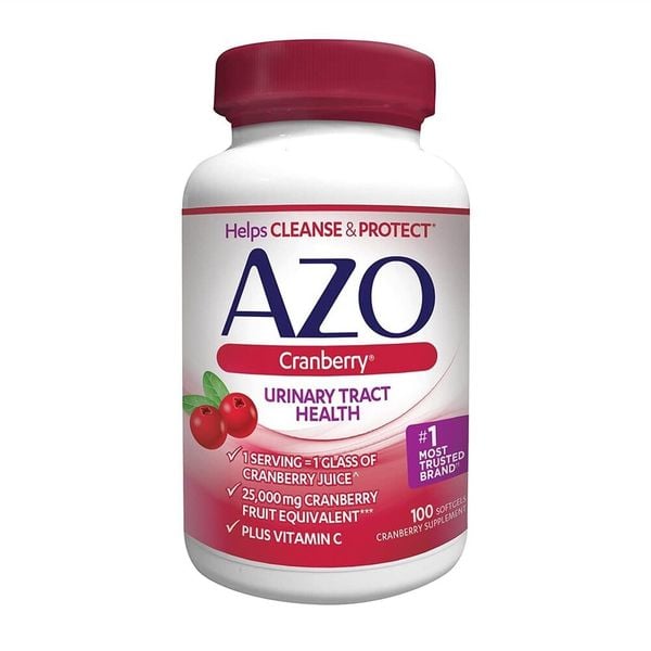 AZO Viên Uống Hỗ Trợ Đường Tiết Niệu Cranberry Urinary Tract Health 100 Viên