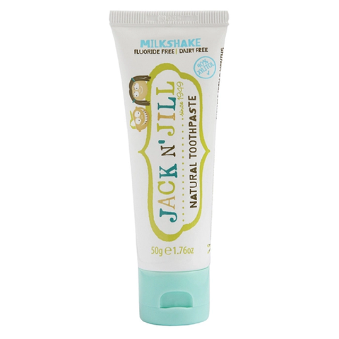 Jack N Jill Kem Đánh Răng Cho Bé Natural Toothpaste 50g - Milkshake sữa lắc
