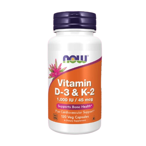 Now Viên Uống Bổ Sung Xương Khớp Vitamin D3 & K2 120 Viên