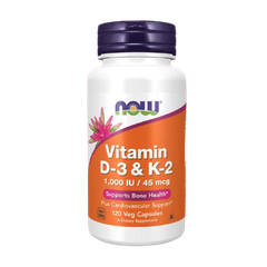 Now Viên Uống Bổ Sung Xương Khớp Vitamin D3 & K2 120 Viên