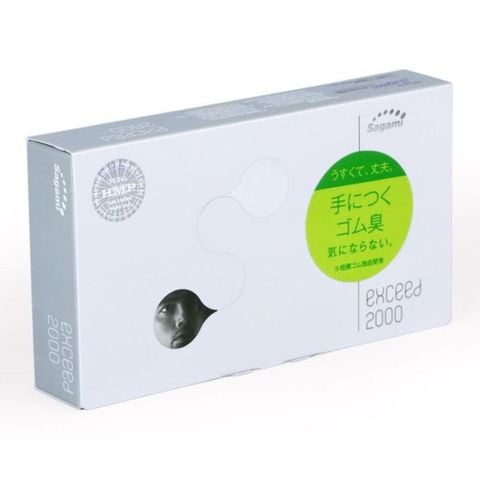 Okamoto Bao Cao Su Thiết Kế Một Lần Thắt Sagami 3D Exceed 52mm 12 Chiếc