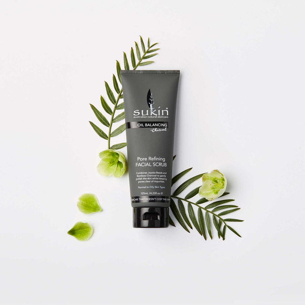 Sukin Kem Làm Sạch Tế Bào Chết Cân Bằng Dầu Oil Balancing Pore Refining Facial Scrub 125ml