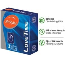 LifeStyles Bao Cao Su Love Time Kéo Dài Thời Gian 1 Cái - Quà Tặng